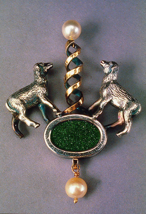 The Cloning of Dolly Brooch